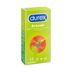 Prezerwatywy prążkowane Durex Arouser - 12 szt.