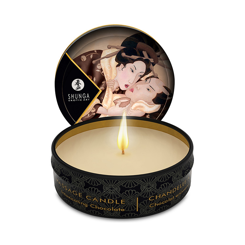 Świeca do masażu Shunga Mini Massage Candle Chocolate 30 ml