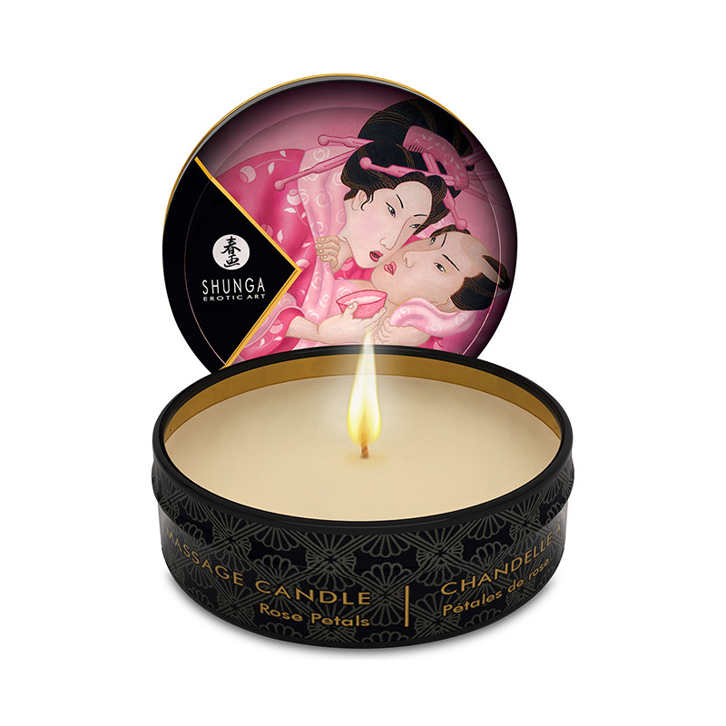 Świeca do masażu Shunga Mini Massage Candle Roses 30 ml