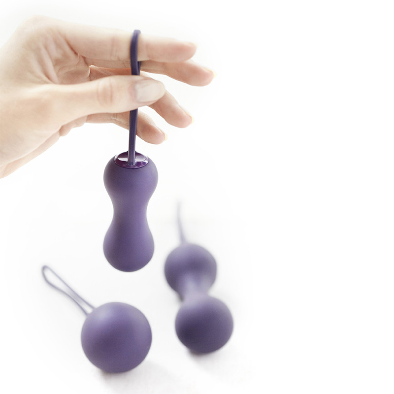 Zestaw do ćwiczeń kegla Je Joue - Ami Kegel Balls Purple