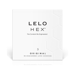 Prezerwatywy Lelo HEX Condoms Original - 3 sztuki