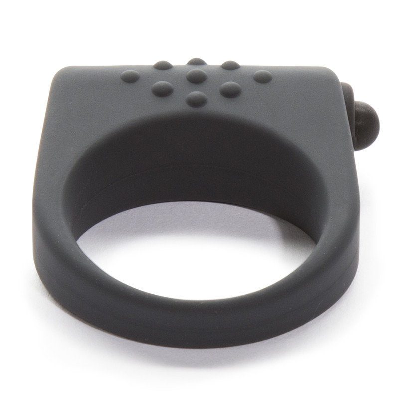 Wibrujący pierścień erekcyjny Fifty Shades of Grey - Vibrating Cock Ring Black