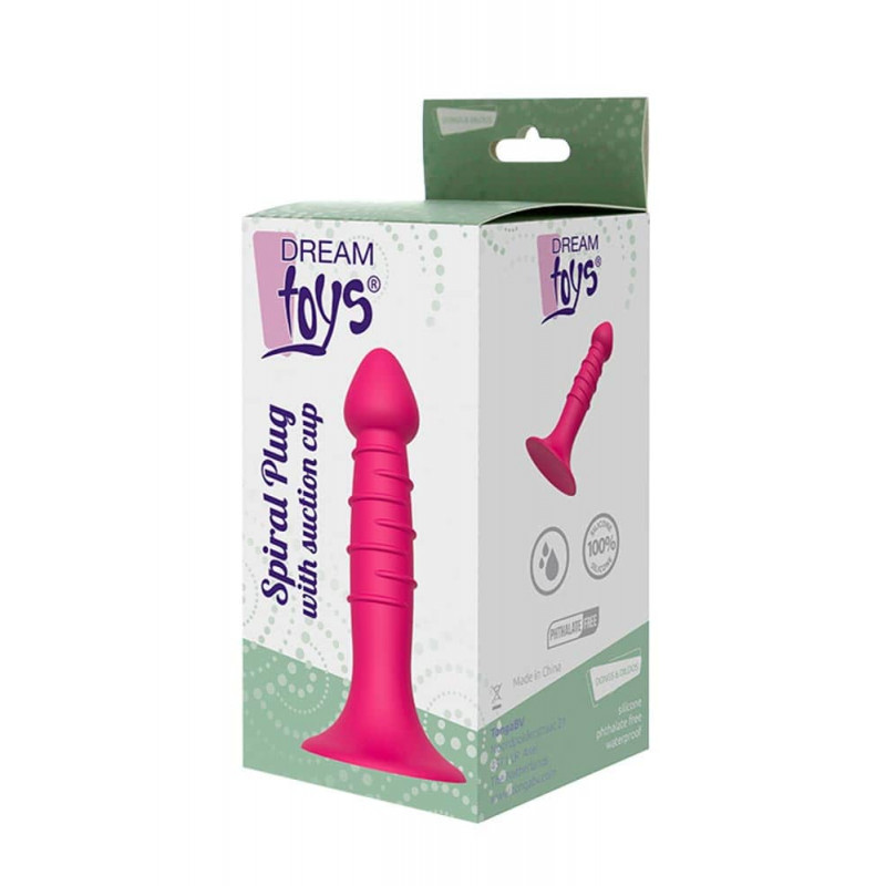 Dildo Dream Toys Spiral Plug With Suction Cup