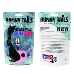 Zatyczka analna z ogonkiem FeelzToys - Bunny Tails Butt Plug Pink