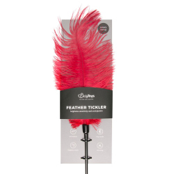 Piórko do łaskotania Red Feather Tickler - czerwone