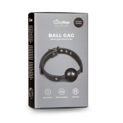 Knebel kulkowy Ball Gag With PVC Ball - czarny