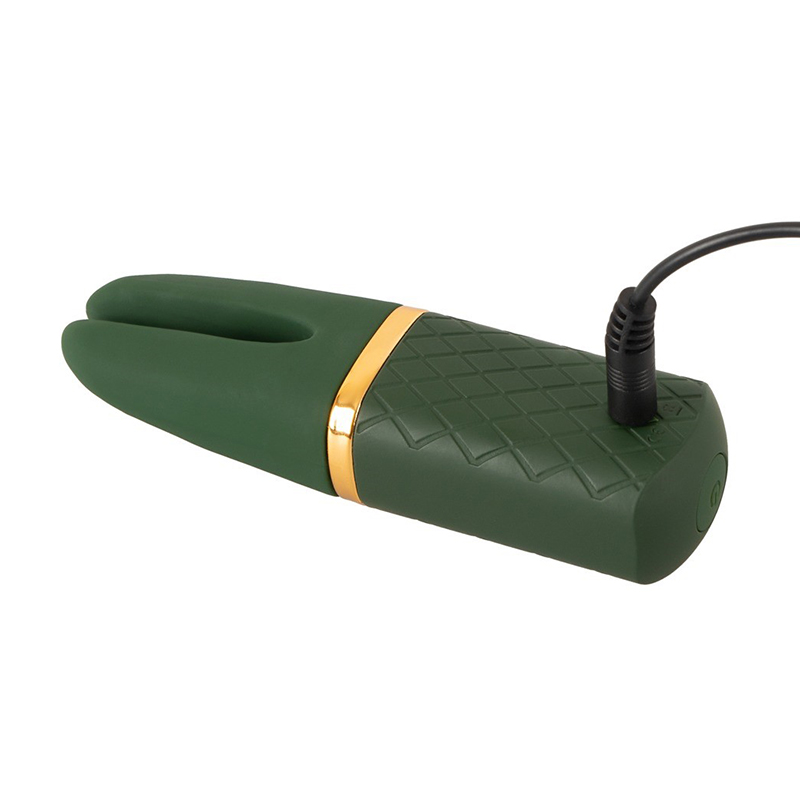 Wibrator z dwoma ramionami Emerald Love Luxurious Split Tip Vibrator